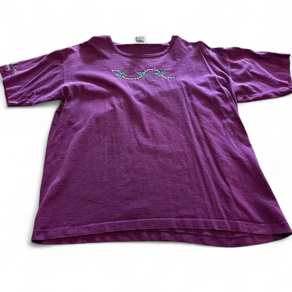 0099 Vintage Anvil Red Tag Lizard Tshirt
